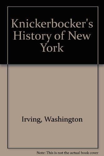 Cover of Knickerbocker's History of New York