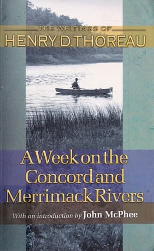 Cover of A week on the Concord and Merrimack rivers