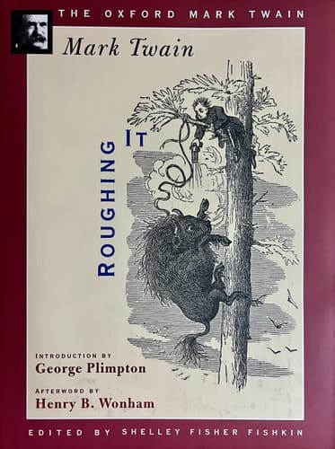 Cover of Roughing It (1872) (The Oxford Mark Twain)