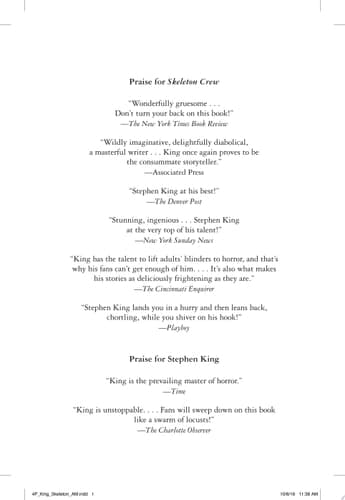 Cover of Skeleton Crew Stories