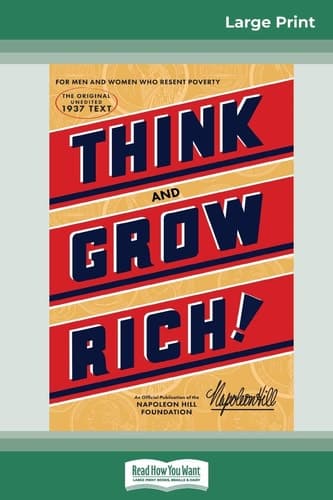 Cover of Think and Grow Rich