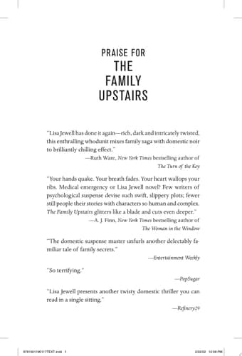 Cover of The Family Upstairs A Novel