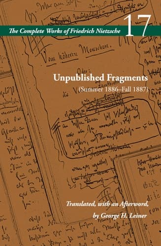 Cover of Unpublished Fragments