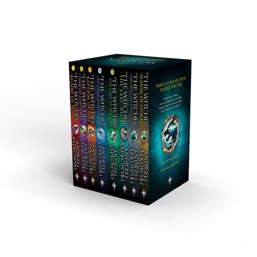 Cover of The Witcher Boxed Set: Blood of Elves, The Time of Contempt, Baptism of Fire