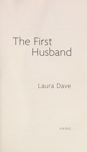 Cover of The First Husband