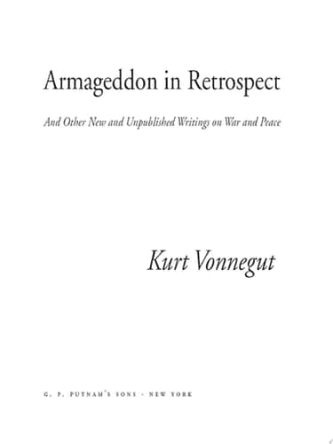 Cover of Armageddon in Retrospect