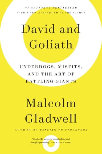 Cover of David and Goliath Underdogs, Misfits, and the Art of Battling Giants