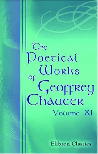 Cover of The Poetical Works of Geoffrey Chaucer