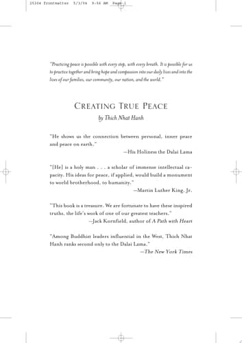 Cover of Creating True Peace