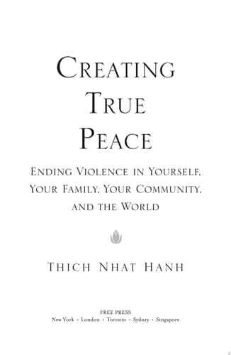 Cover of Creating True Peace