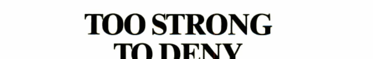 Cover of Too Strong to Deny