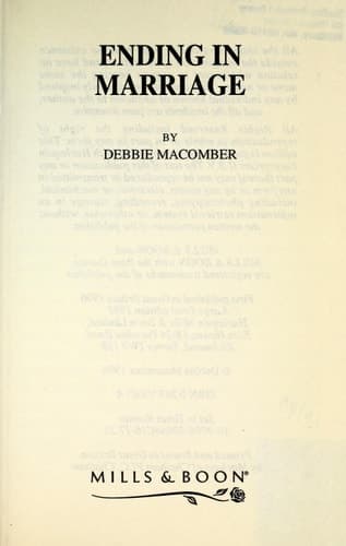 Cover of Ending in marriage