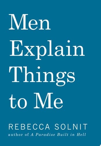 Cover of Men Explain Things to Me
