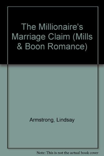 Cover of Millionaire's Marriage Claim