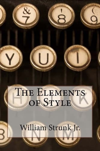 Cover of The Elements of Style William Strunk Jr.