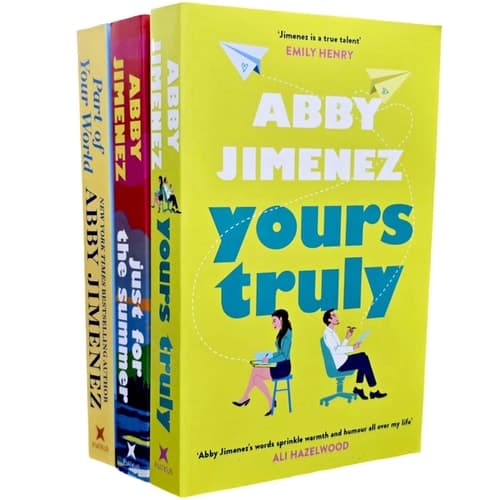 Cover of Abby Jimenez 3 Books Collection Set (Part of Your World, Yours Truly & Just For The Summer)