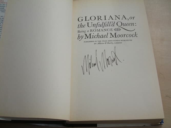 Cover of Gloriana: Or, The unfulfill'd queen