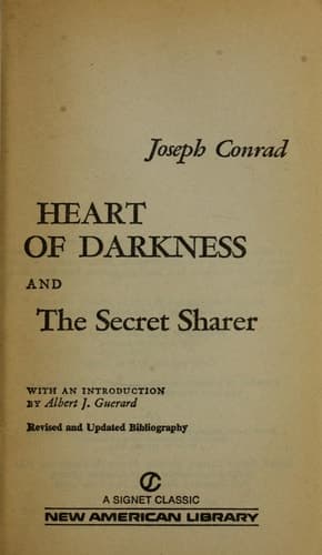 Cover of Heart of Darkness And, the Secret Sharer