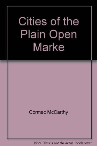 Cover of Cities of the Plain Open Marke