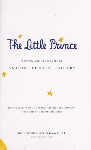 Cover of The little prince