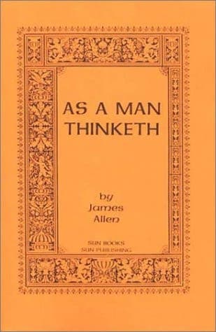 Cover of As a Man Thinketh