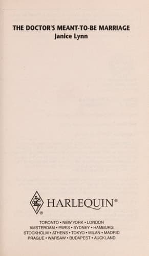 Cover of The Doctor's Meant-To-Be Marriage