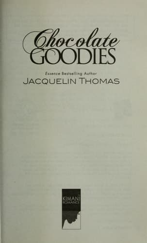 Cover of Chocolate goodies