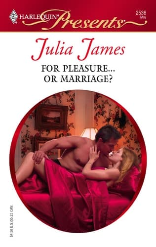 Cover of For Pleasure...Or Marriage?