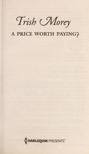Cover of A price worth paying?