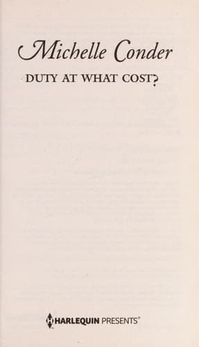 Cover of Duty at what cost?