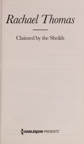 Cover of Claimed by the Sheikh