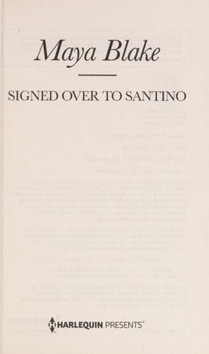 Cover of Signed over to Santino
