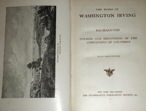 Cover of Works of Washington Irving