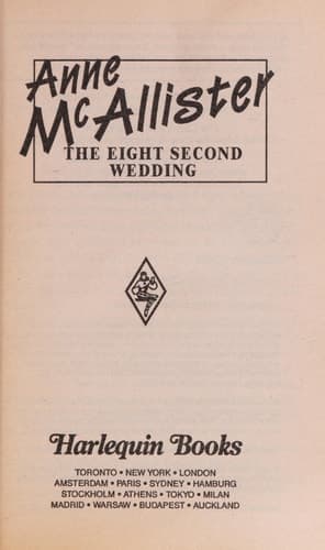 Cover of Eight Second Wedding
