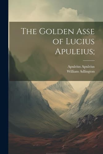 Cover of Golden Asse of Lucius Apuleius;