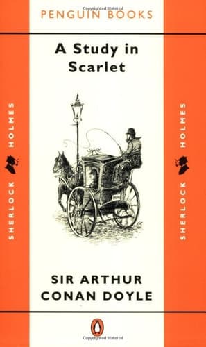 Cover of A study in scarlet