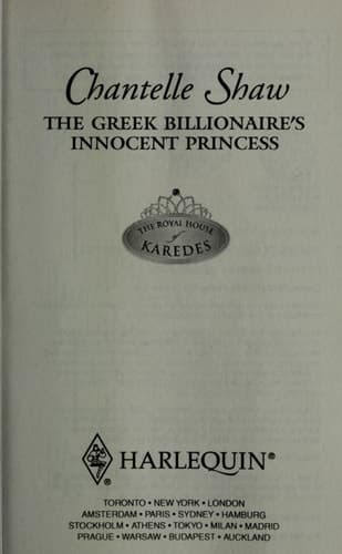 Cover of The Greek Billionaire's Innocent Princess