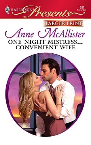 Cover of One-Night Mistress…Convenient Wife