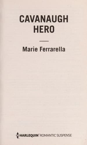 Cover of Cavanaugh hero