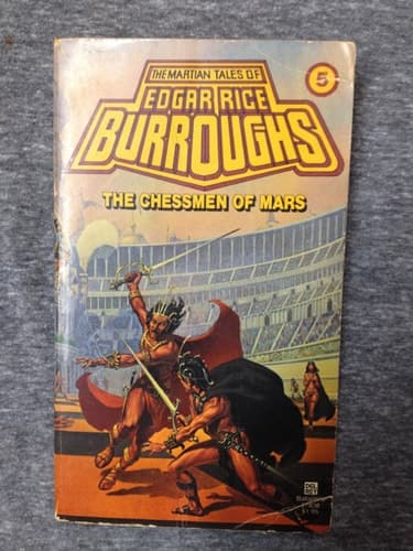 Cover of THE CHESSMEN OF MARS (Mars (del Rey Books Numbered))