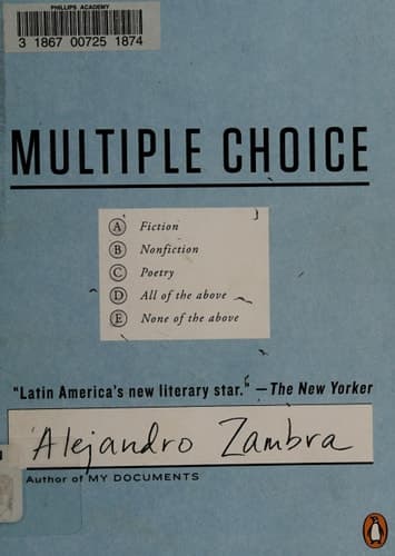 Cover of Multiple choice