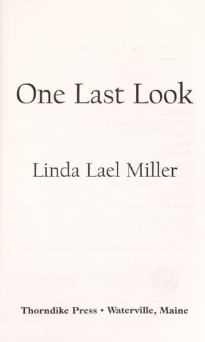 Cover of One last look