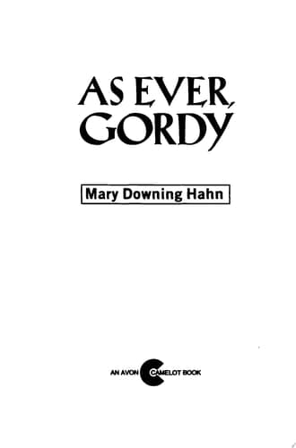 Cover of As Ever, Gordy