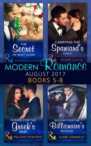 Cover of Modern Romance Collection August 2017 Bks. 5-8