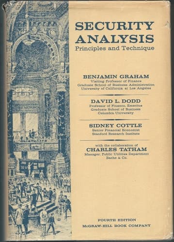 Cover of Security Analysis