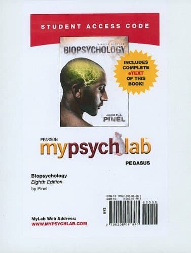 Cover of Biopsychology
