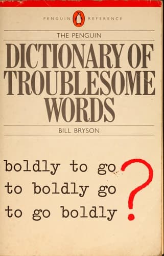 Cover of The Penguin dictionary of troublesome words