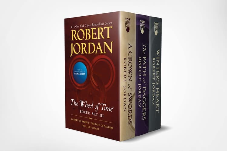 Cover of Wheel of Time Premium Boxed Set III Books 7-9 (a Crown of Swords, the Path of Daggers, Winter's Heart)