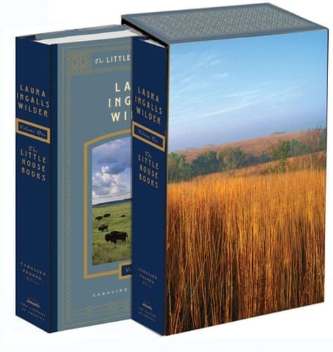 Cover of Laura Ingalls Wilder: The Little House Books: The Library of America Collection (Two-volume boxed set)