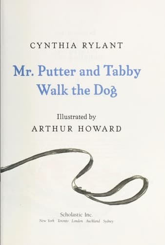 Cover of Mr. Putter and Tabby walk the dog